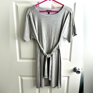 Gray dress, mini dress, cotton from Express